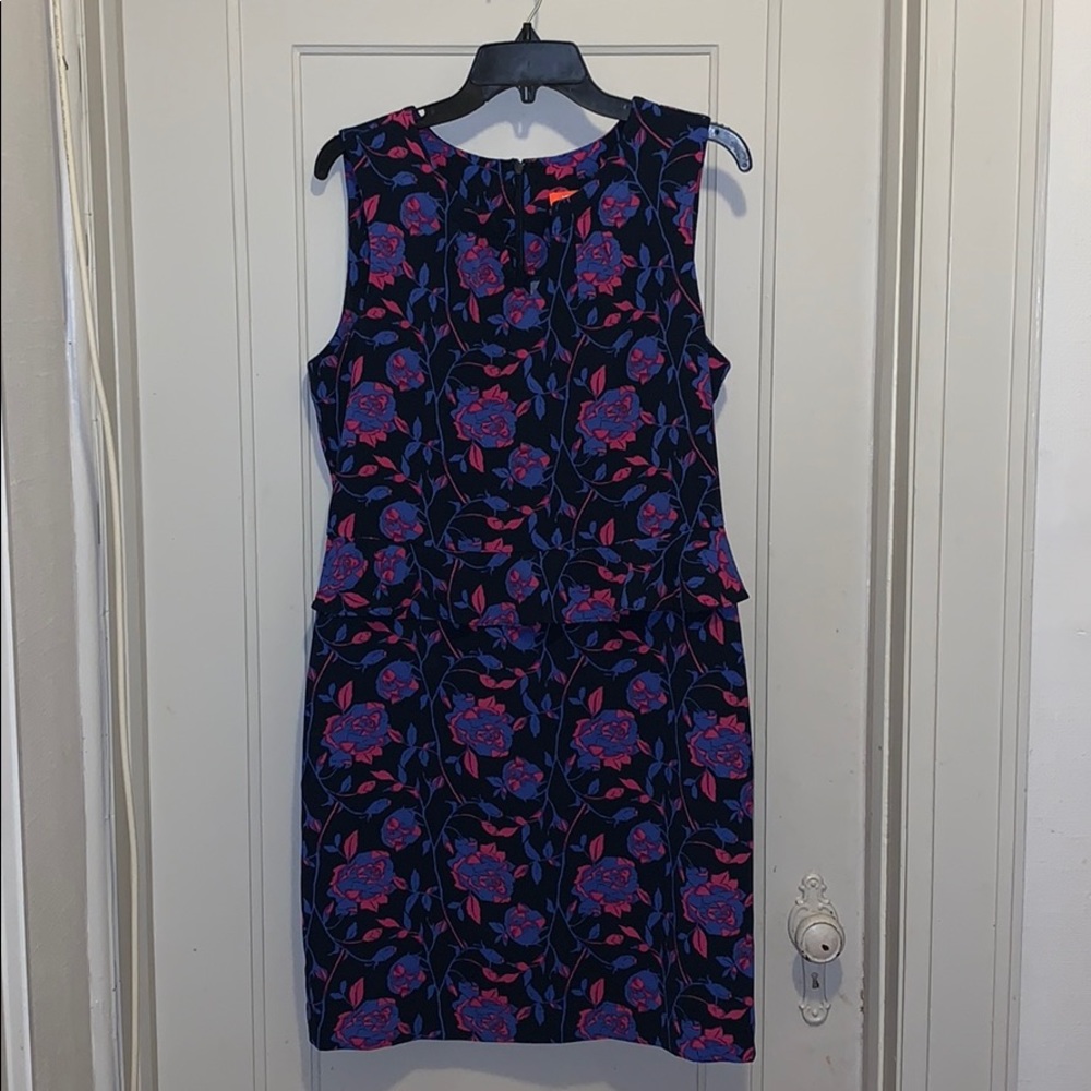 Floral Peplum Joe Fresh Dress